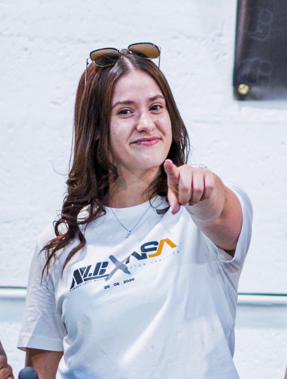 Leah at an NLB event