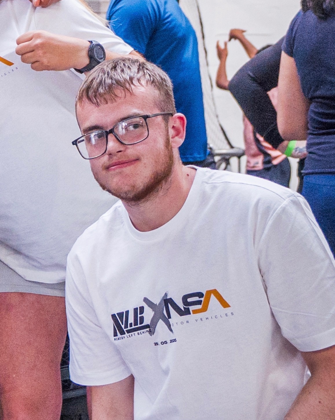 Simon at an NLB event